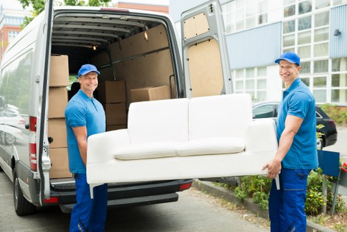 Professionals packing items in Storage Haringey