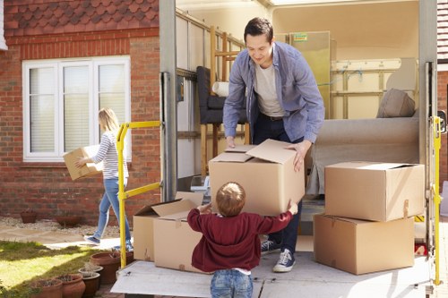 Professional removalists packing a house in Haringey