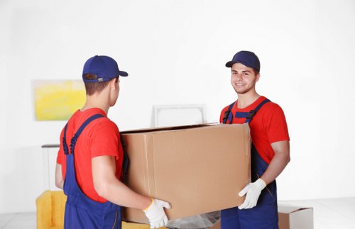 Modern office being relocated with Storage Haringey experts